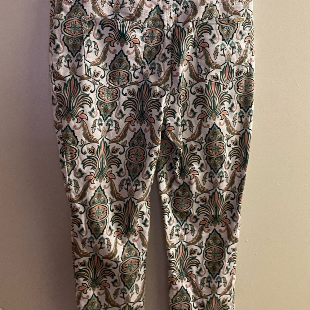 Chico’s Women’s Capri Pants 3P 3 Petite Girlfriend Slim So Slimming Print - Picture 8 of 13